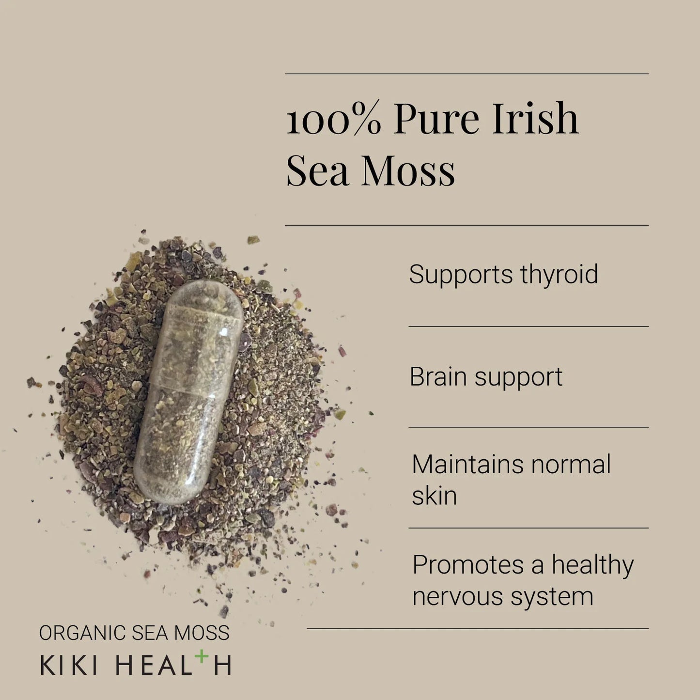 Sea Moss Irish, Organic - 90 Vegicaps